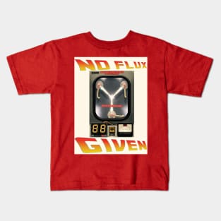 No Flux Given (Retro) Kids T-Shirt